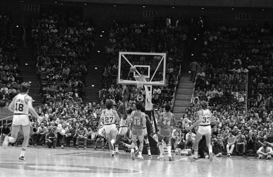 Lot of (4) 1976-77 Boston Celtics vs. Buffalo Braves Original 35mm Negatives