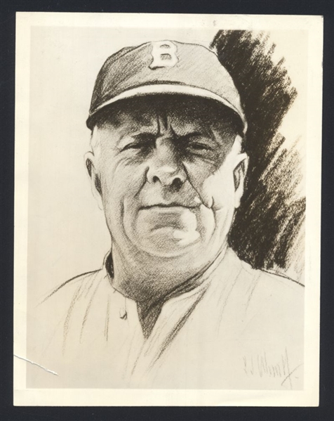 1930 Brooklyn Robins WILBERT ROBINSON Original Photo HOF