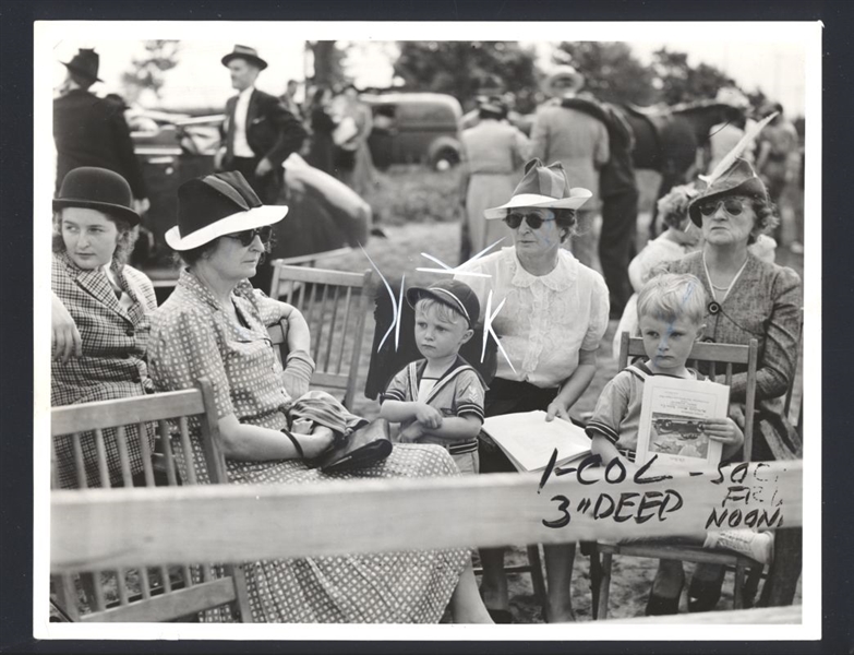 1939 Detroit Tigers WALTER BRIGGS Stadium Namesake Family Original Photo