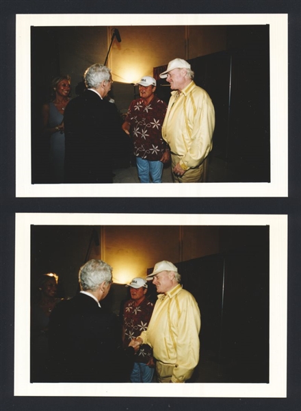 Lot of (2) 1999 BEACH BOYS Meet MIKE LOVE BRUCE JOHNSTON Original Photos bn
