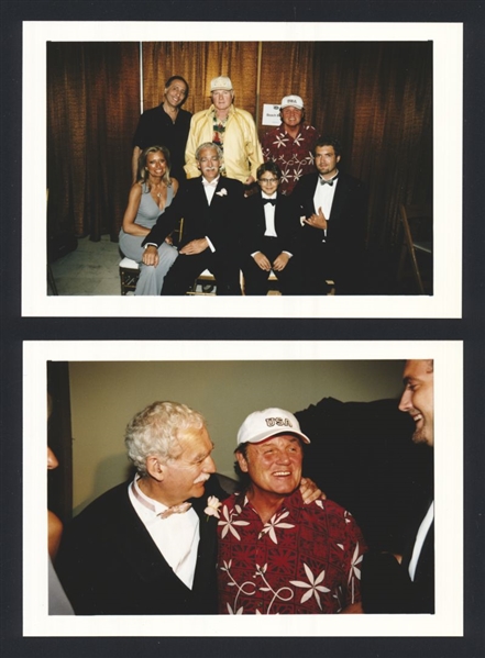 Lot (2) 1999 BEACH BOYS MIKE LOVE BRUCE JOHNSTON DAVID MARKS Original Photos bn