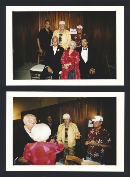 Lot (2) 1999 BEACH BOYS MIKE LOVE BRUCE JOHNSTON DAVID MARKS Original Photos bn