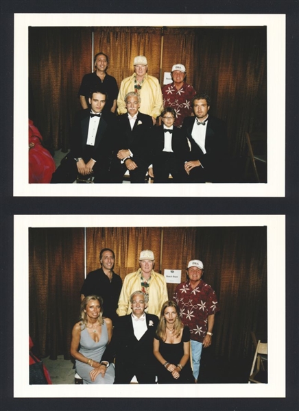 Lot (2) 1999 BEACH BOYS MIKE LOVE BRUCE JOHNSTON DAVID MARKS Original Photos bn