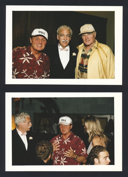 Lot of (2) 1999 BEACH BOYS Meet MIKE LOVE BRUCE JOHNSTON Original Photos bn