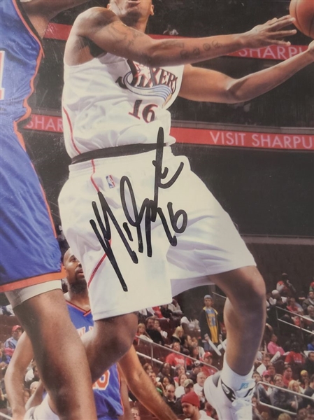 MARREESE SPEIGHTS Philadelphia 76ers SIGNED Photo Beckett JSA Certified Slabbed