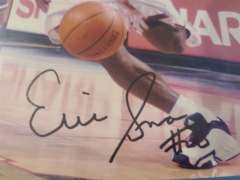 ERIC SNOW Philadelphia 76ers SIGNED Photo Beckett JSA Certified Slabbed