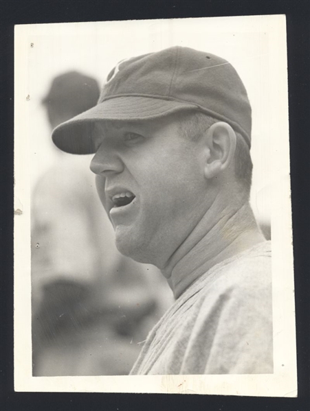 1938 Brooklyn Dodgers BABE PHELPS Original Photo