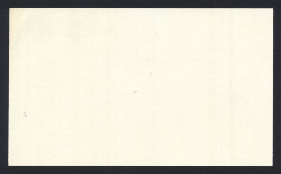 LARRY CHRISTENSON SIGNED 3x5 Index Card 1980 Philadelphia Phillies