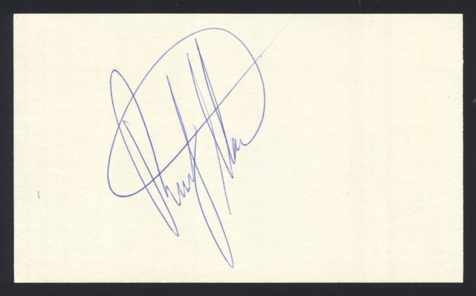 RUSTY STAUB SIGNED 3x5 Index Card (d.2018) Colt .45s Astros Mets Expos Tigers