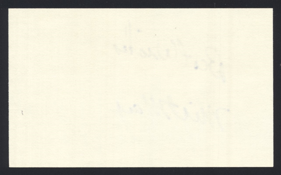 MILT MAY SIGNED 3x5 Index Card 1971 Pittsburgh Pirates