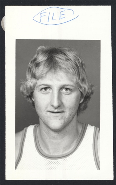 1979 Indiana State University LARRY BIRD Original Photo Rookie HOF