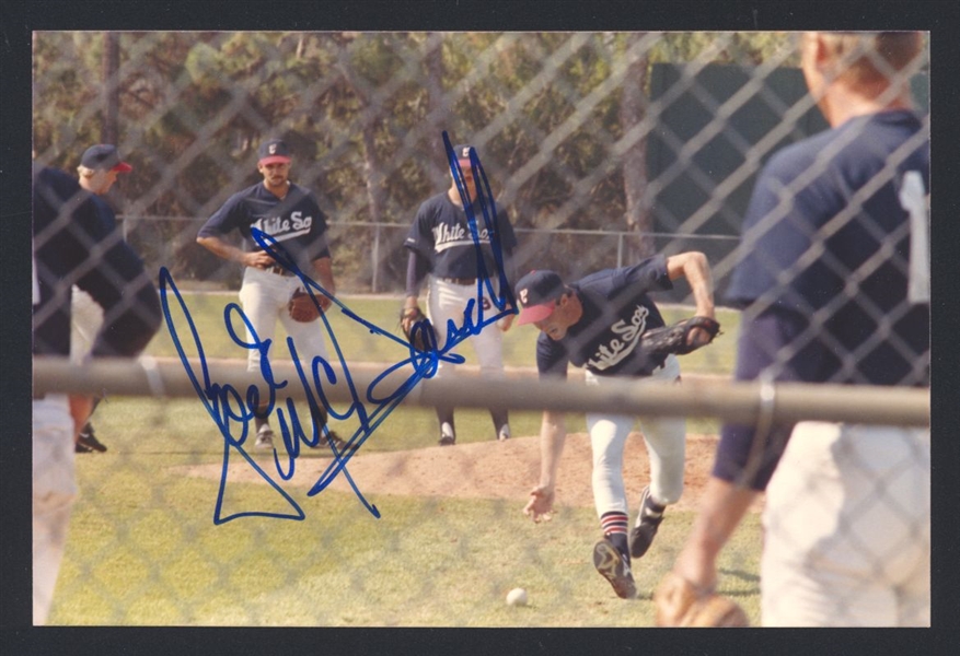 JACK McDOWELL 1987-88 Chicago White Sox SIGNED Photo 