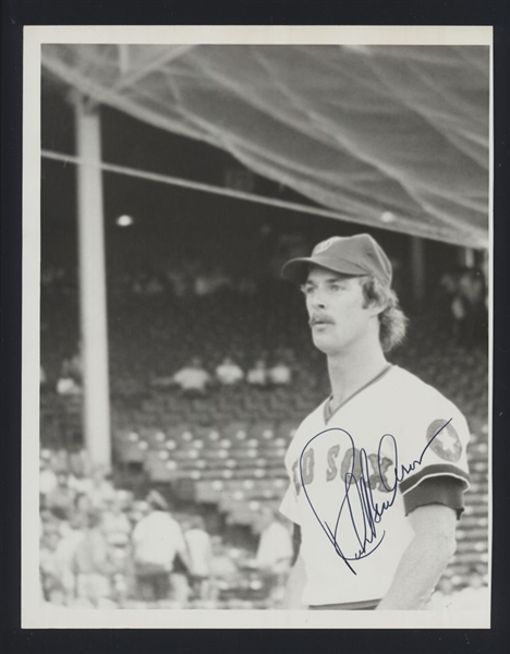 RICK BURLESON 1975-76 Boston Red Sox SIGNED Photo 