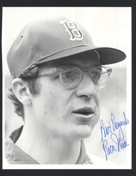 RICK WISE 1974 Boston Red Sox SIGNED Photo 