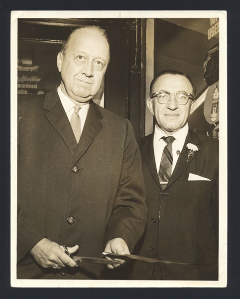 1960s MAYOR F. WILLARD HARPER & ALEXANDER REIFF Opening Day Original News Photo