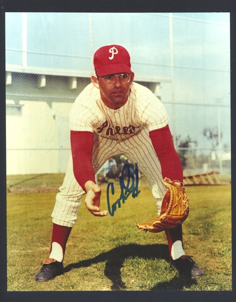 COOKIE ROJAS ca 1960s Philadelphia Phillies SIGNED Photo JSA Certified