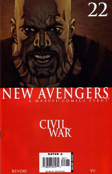 New Avengers #22 NM 2006 Marvel Civil War Comic Book