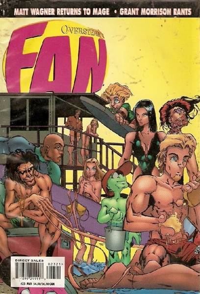 Overstreet's FAN Magazine #23 FN 1997 Gemstone Comic Book