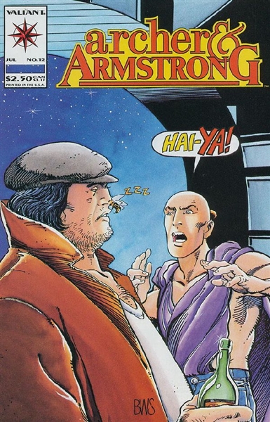 Archer & Armstrong #12 VF/NM 1993 Valiant Comic Book
