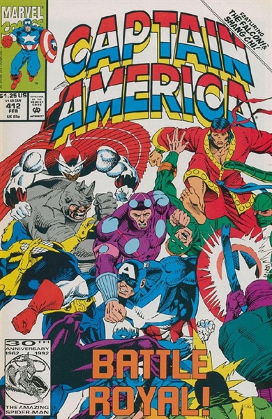 Captain America #412 VF/NM 1993 Marvel Comic Book