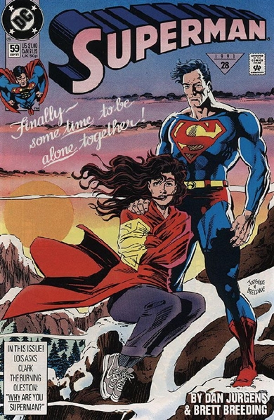 Superman (V2) #59 VF/NM 1991 DC Comic Book