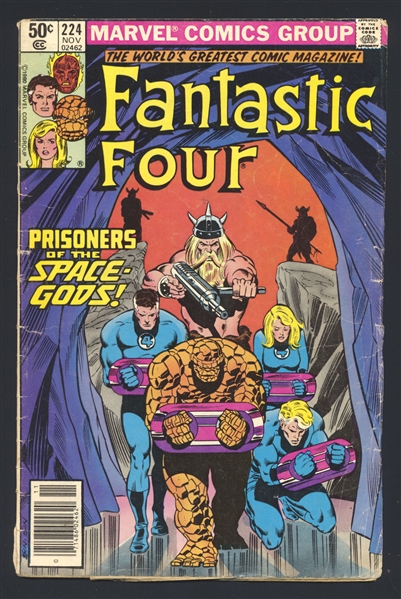 Fantastic Four (V1) #224 G 1980 Marvel Comic Book