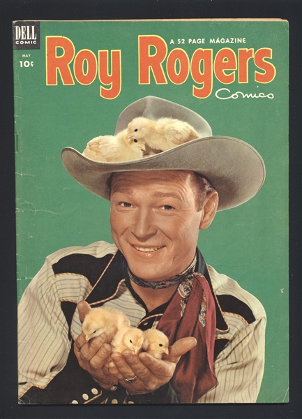 Roy Rogers Comics #65 FN 1953 Dell Photo Cover Comic Book