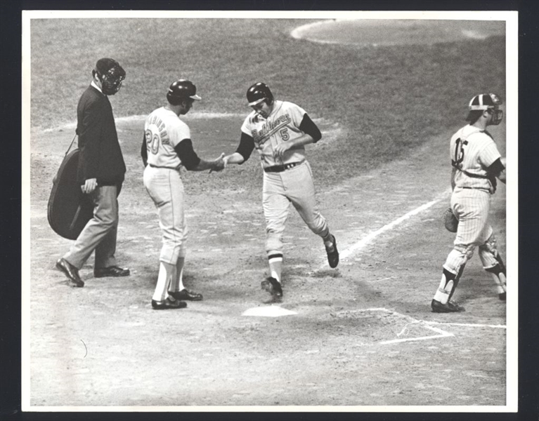 1970 Orioles BROOKS ROBINSON & FRANK ROBINSON Original Photo by Louis Requena