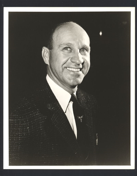 1955 New York Yankees ENOS SLAUGHTER Original News Photo HOF