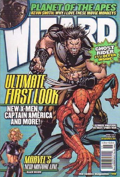 Wizard: The Comics Magazine #119/C VF 2001 Wizard Andy Kubert Cover