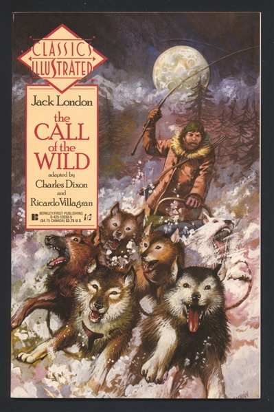 Classics Illustrated GN #10 NM 1990 First Call of the Wild Comic Book