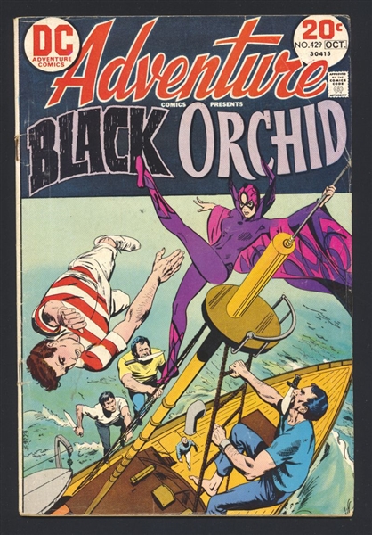 Adventure Comics #429 VG 1973 DC 2nd Black Orchid Comic Book