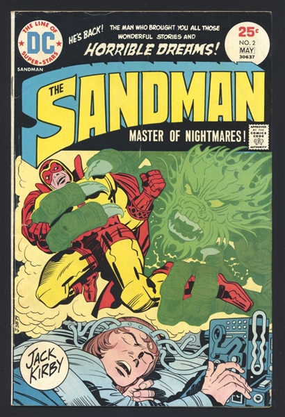 Sandman #2 VG 1975 DC Jack Kirby Comic Book