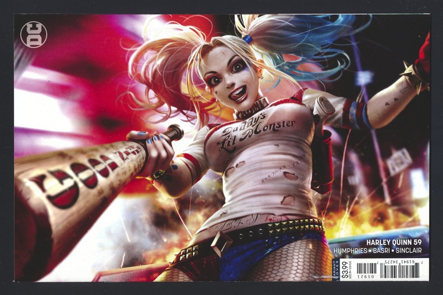 Harley Quinn (V3) #59 VF 2019 DC Derrick Chew Wraparound Cover Comic Book