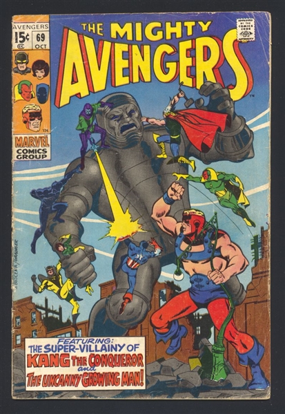 Avengers #69 G 1969 Marvel 1st Nighthawk Comic Book