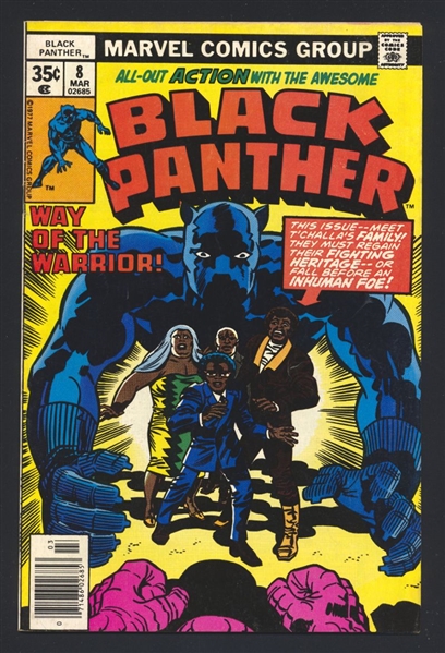 Black Panther #8 FN 1978 Marvel 1st Khanata, Ishanta Jack Kirby Comic Book