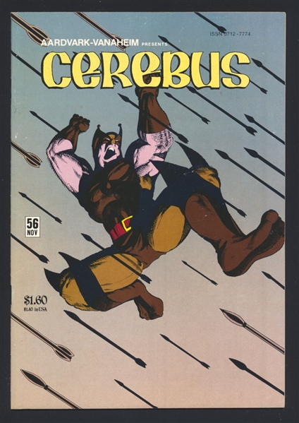 Cerebus the Aardvark #56 VF 1983 Aardvark-Vanaheim Wolveroach 1st Normalman