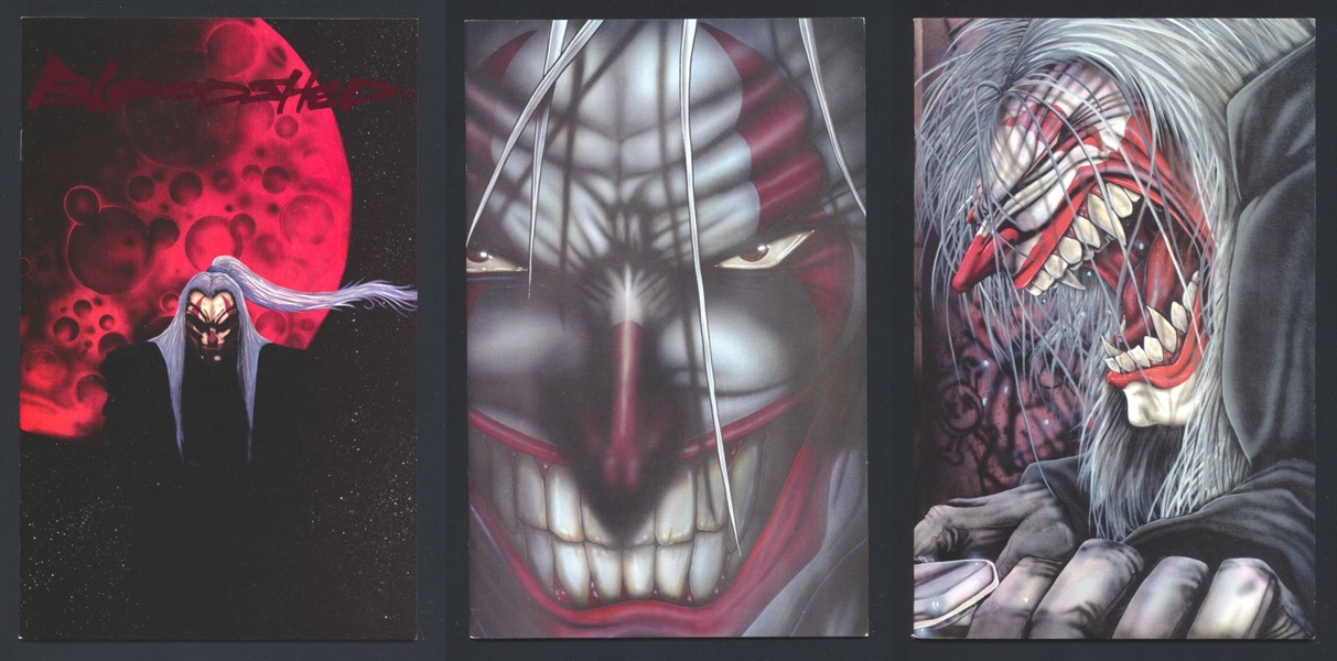 Bloodshed SET #1-3 NM 1994 Damage Killer Clown Comic Book