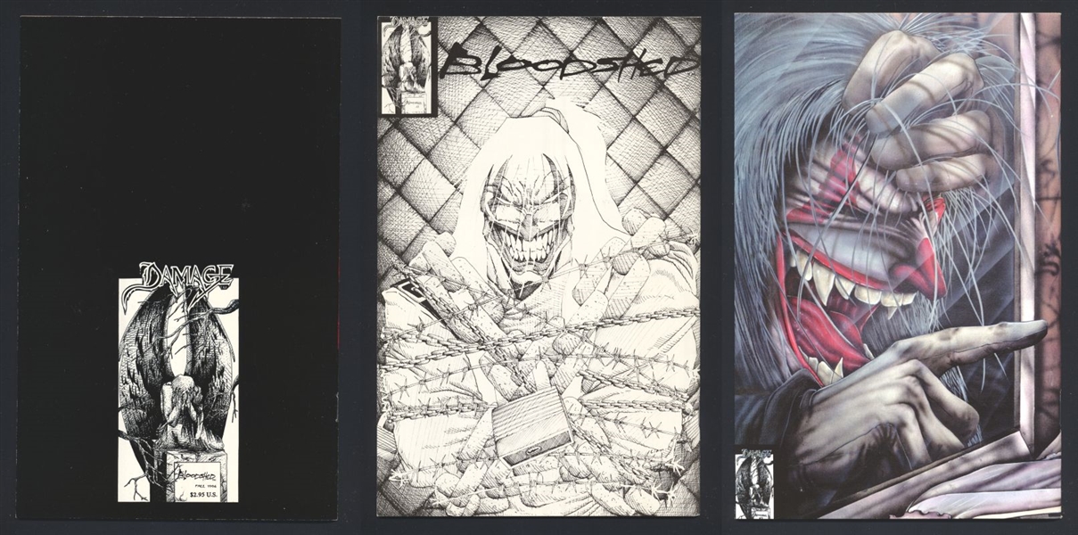 Bloodshed SET #1-3 NM 1994 Damage Killer Clown Comic Book
