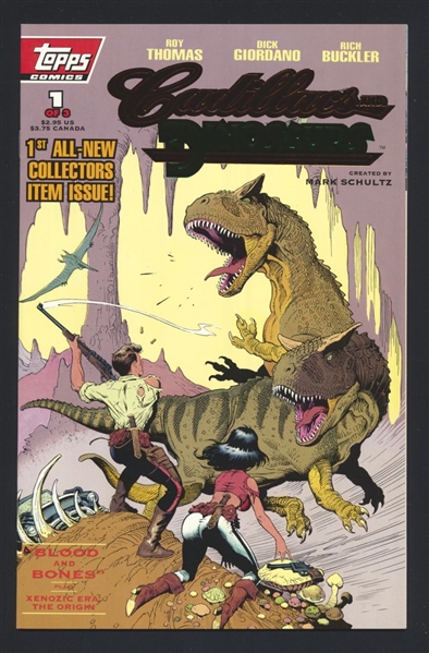 Cadillacs & Dinosaurs (V2) #1/SC NM 1994 Topps Foil Cover Comic Book