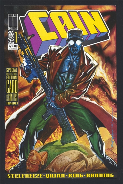 Cain #1 NM 1993 Harris Brian Stelfreeze Cover Comic Book