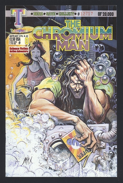 The Chromium Man #0 NM 1994 Triumphant Serially Numbered #12,717 Comic Book