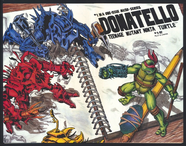 Donatello Teenage Mutant Ninja Turtle #1 VF/NM 1986 Mirage Comic Book