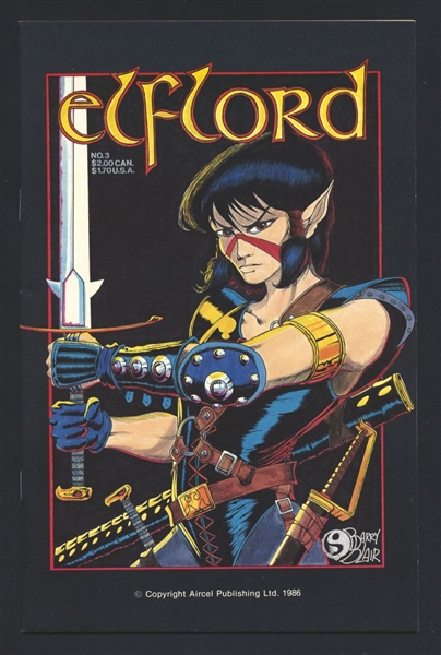 Elflord #3 VF/NM 1986 Aircel Barry Blair Comic Book
