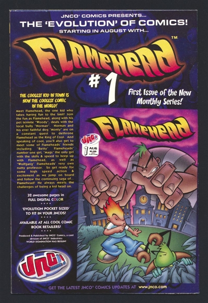Flamehead #0 NM 1998 JNCO JNCO Comic Book