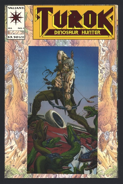 Turok, Dinosaur Hunter #1 NM 1993 Valiant Chromium Cover Comic Book