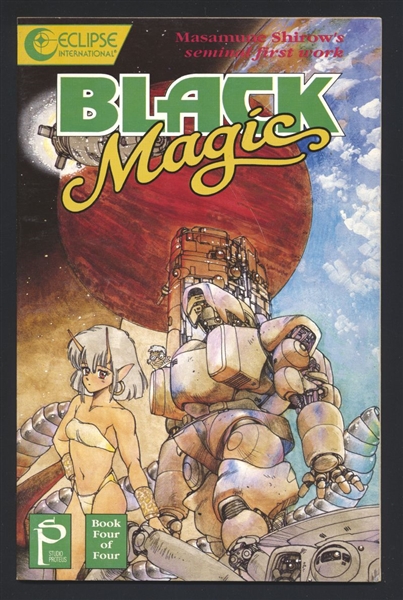Black Magic #4 VF 1990 Eclipse Masamune Shirow Comic Book