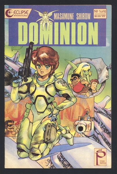 Dominion #1 VF 1989 Eclipse Masamune Shirow Manga Comic Book