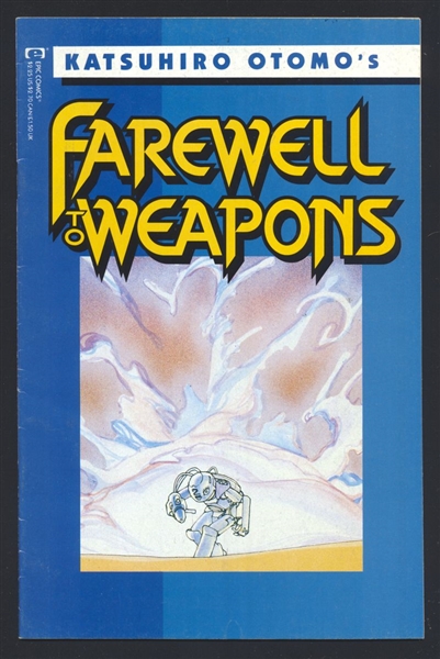 Farewell to Weapons #1 VF 1992 Epic Katsuhiro Otomo Comic Book