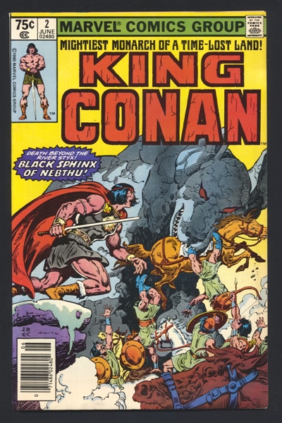 King Conan #2 VF/NM 1980 Marvel NEWSSTAND Comic Book